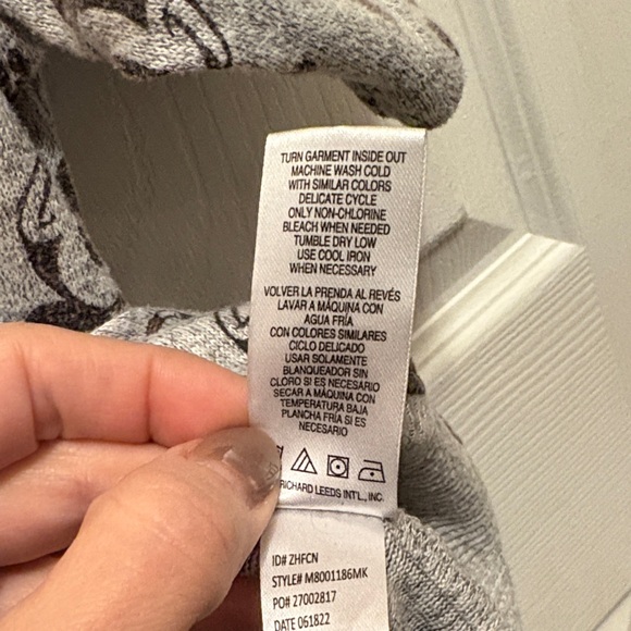 Disney Gray Knit Mickey Mouse Top - Picture 5 of 9